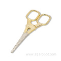 Gold Eiffel Tower Etched Beauty Scissors of Stainless Steel Quality